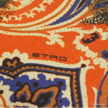 Кашмир Etro оранжева шарка